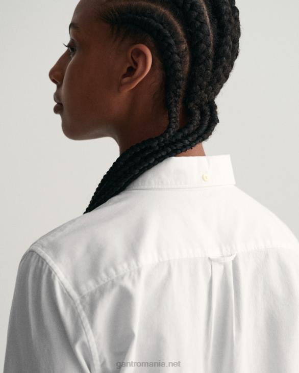 cămașă oxford pentru adolescenți 888T839 alb GANT tineret