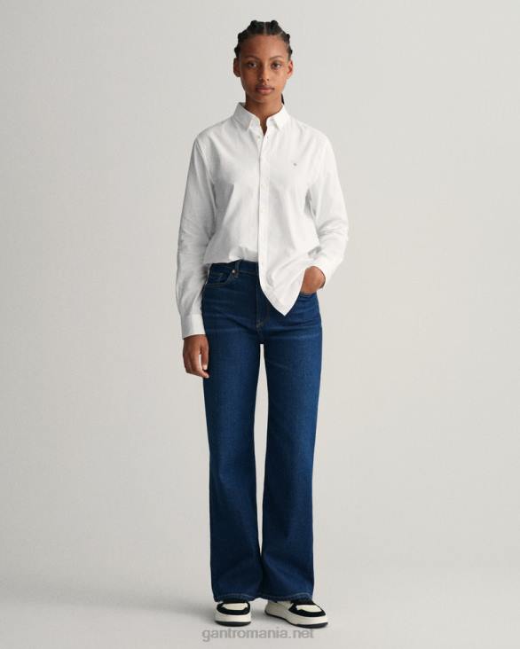 cămașă oxford pentru adolescenți 888T839 alb GANT tineret