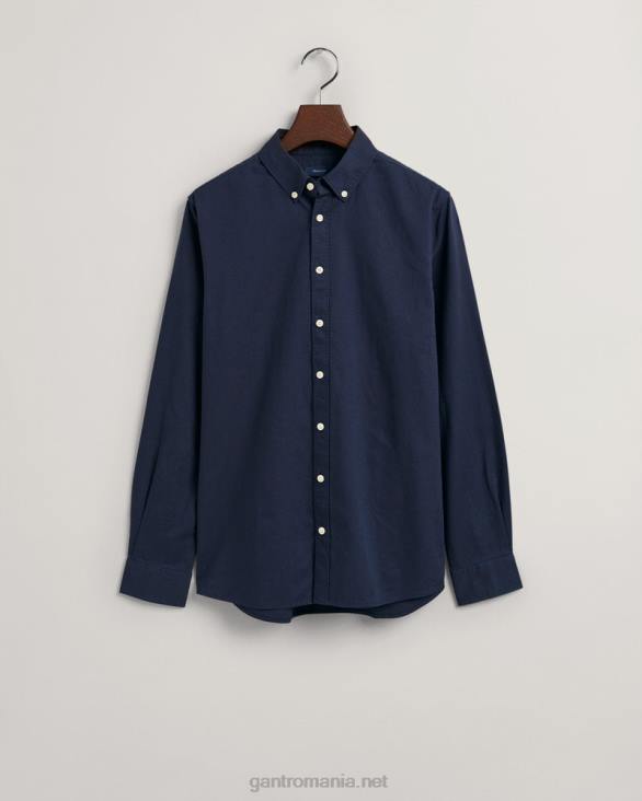 cămașă oxford pentru adolescenți 888T840 albastru de seară GANT tineret