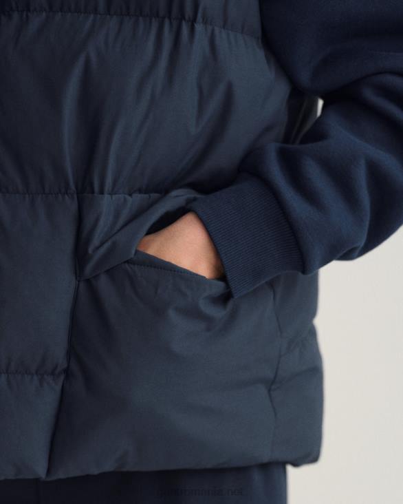 vestă puf pentru adolescenți 888T870 albastru de seară GANT tineret