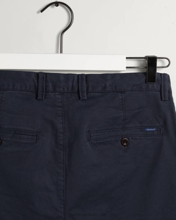 pantaloni chino pentru adolescenți 888T829 albastru de seară GANT tineret