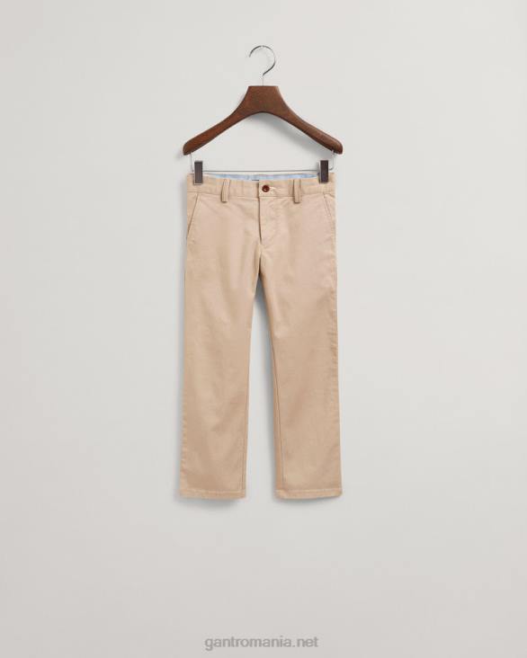 pantaloni chino pentru copii 888T823 kaki închis GANT tineret