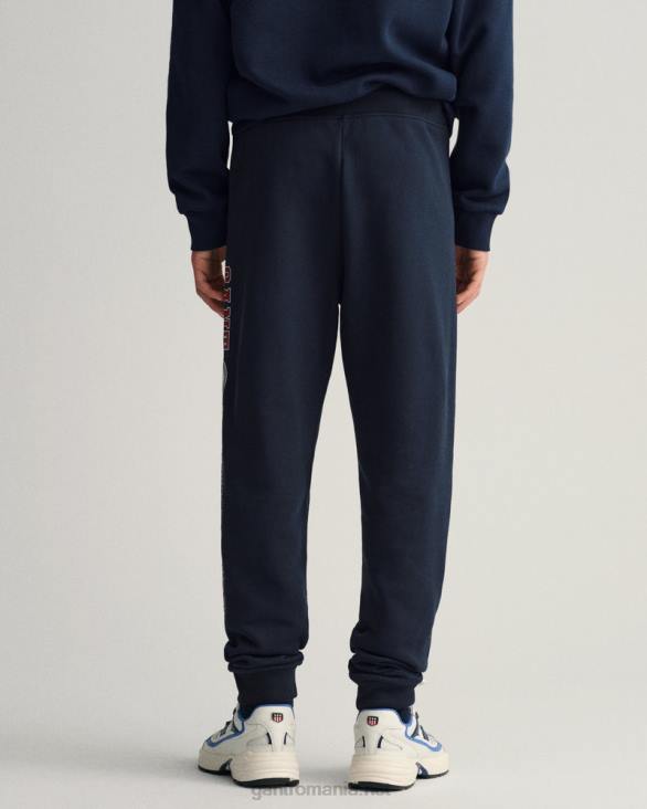 pantaloni de scut pentru adolescenți 888T827 albastru de seară GANT tineret