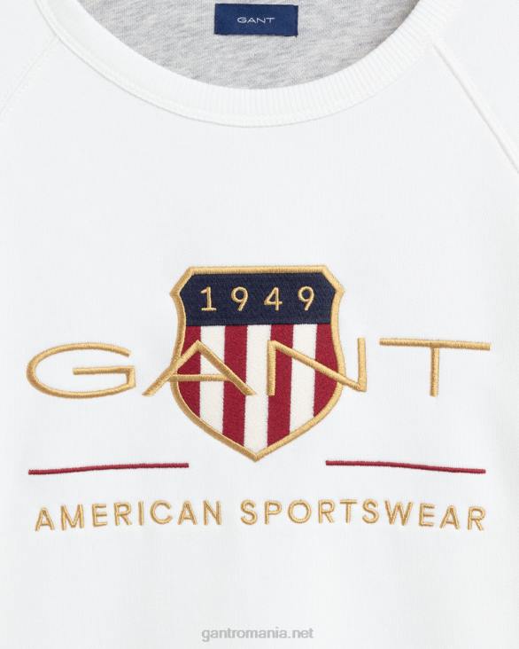 adolescent arhiva scut hanorac cu decolteu 888T844 coaja de ou GANT tineret