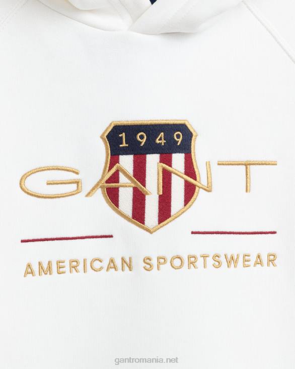 hanorac pentru adolescenți archive shield 888T842 coaja de ou GANT tineret