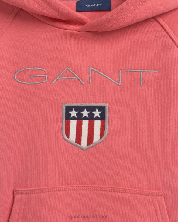 hanorac pentru scut pentru copii 888T852 trandafir răpire GANT tineret